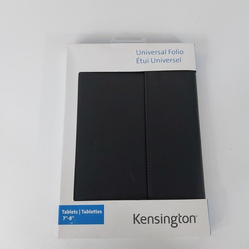 NEW KENSINGTON UNIVERSAL FOLIO MULTI POSITION STAND FOR 7"-8"‎ TABLETS BLACK